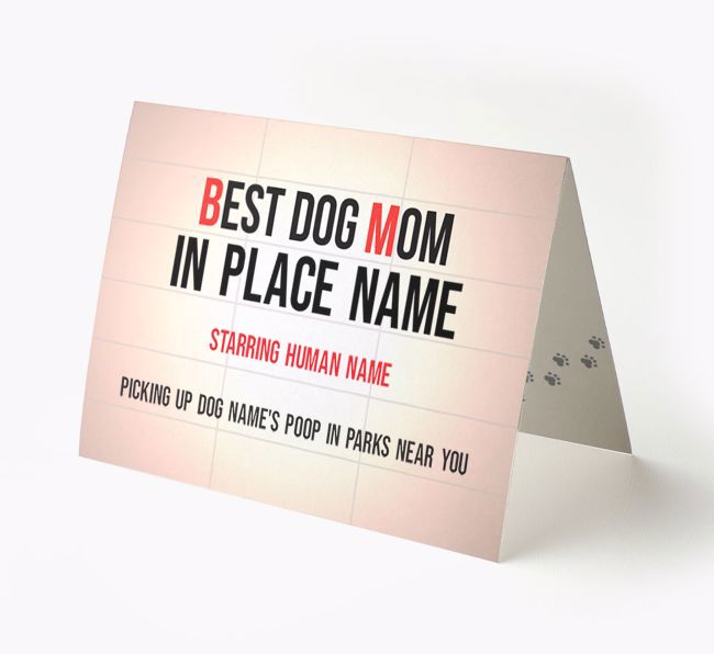 'Best Mom' - Personalized {breedFullName} Card